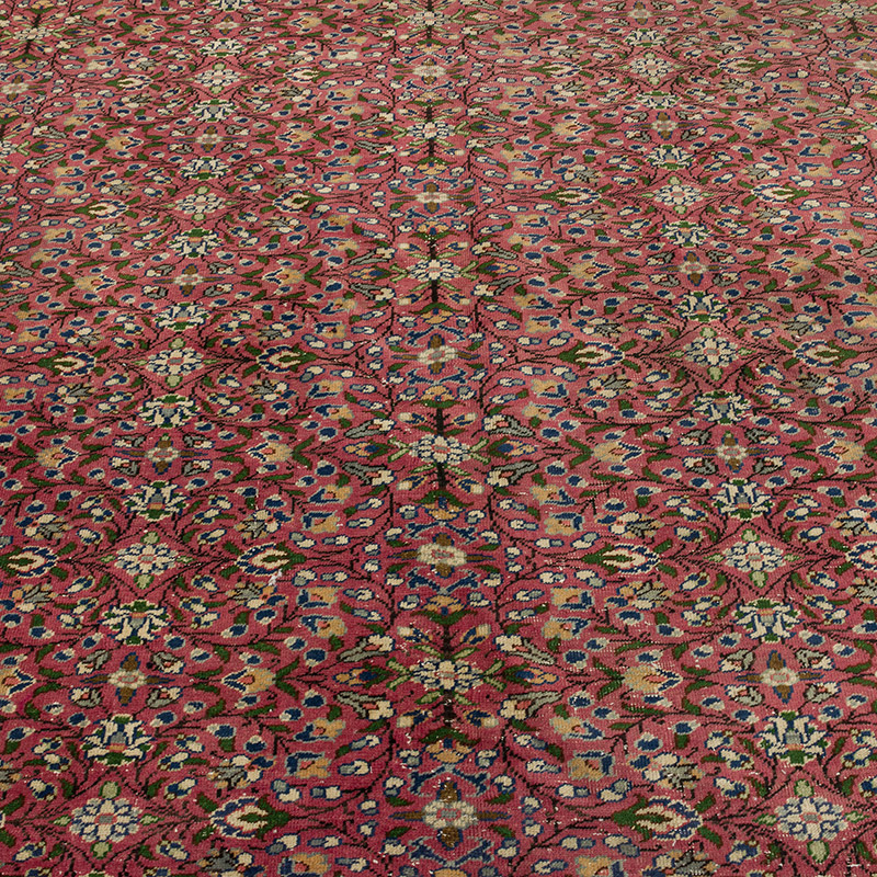 Alfombra Vintage Turca Anudada a Mano - 208 cm x 300 cm - K0089851