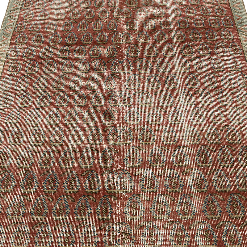 Vintage Turkish Hand-Knotted Rug - 3' 7" x 7' 8" (43" x 92") - K0089856