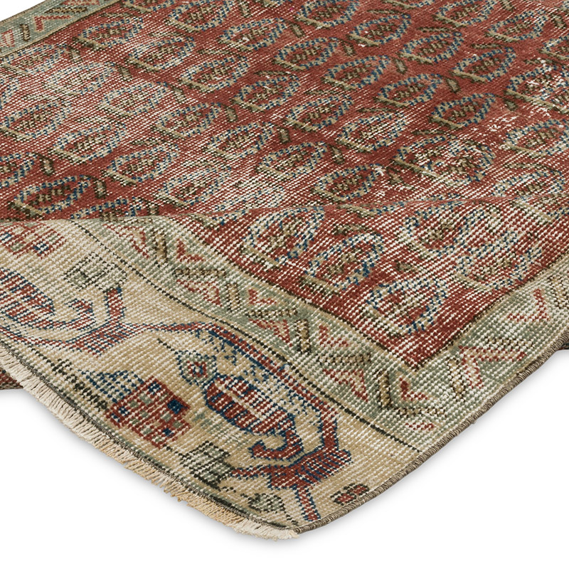 Vintage Turkish Hand-Knotted Rug - 3' 7" x 7' 8" (43" x 92") - K0089856