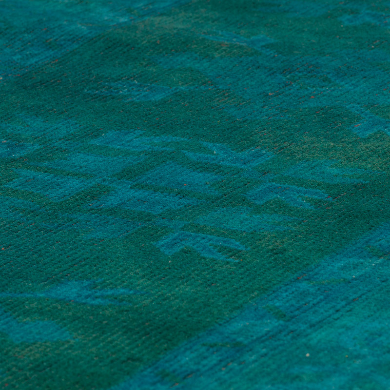 Alfombra Turca Vintage Sobre-teñida - 87 cm x 277 cm - K0089857