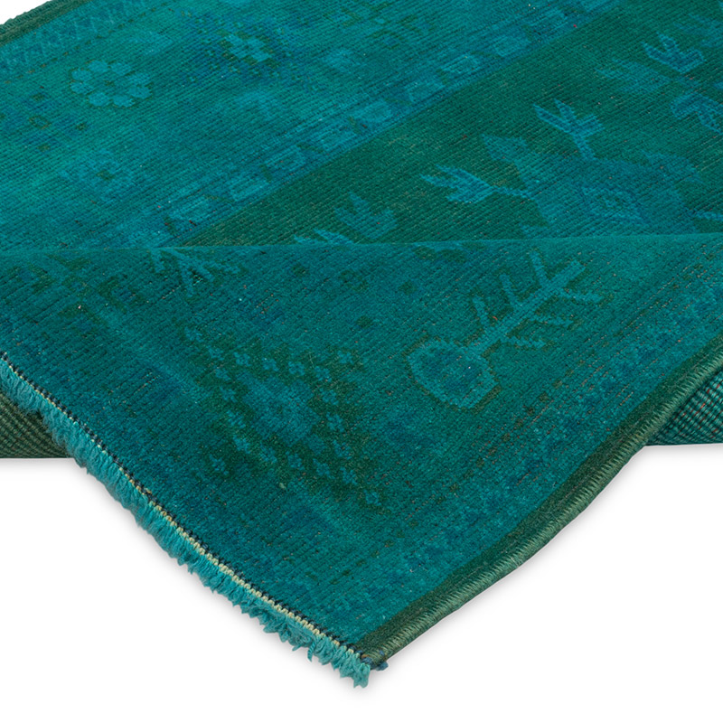 Alfombra Turca Vintage Sobre-teñida - 87 cm x 277 cm - K0089857