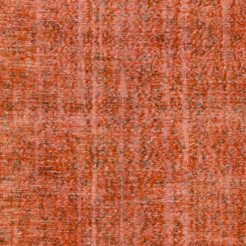 Over-dyed Vintage Hand-Knotted Turkish Rug - 5' 7" x 9' 5" (67" x 113") - K0089867