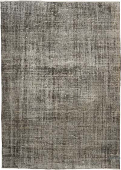 Boyalı El Dokuma Vintage Halı - 185 cm x 258 cm