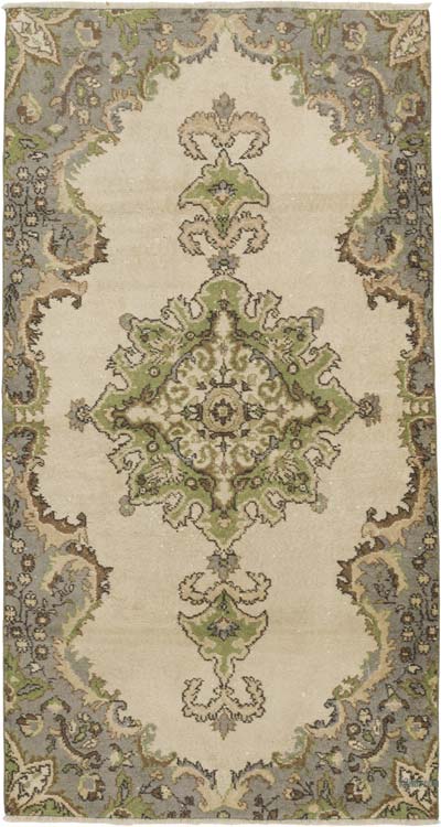 Vintage Turkish Hand-Knotted Rug - 3' 8" x 6' 9" (44" x 81")