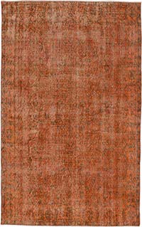 Over-dyed Vintage Hand-Knotted Turkish Rug - 5'  x 8'  (60" x 96")
