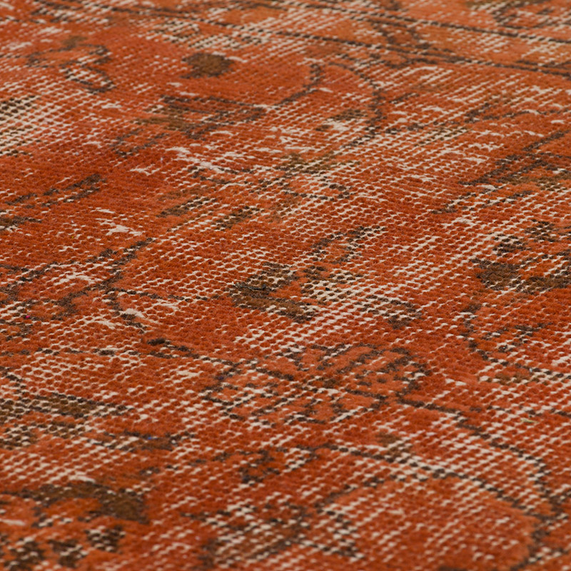 Over-dyed Vintage Hand-Knotted Turkish Rug - 5'  x 8'  (60" x 96") - K0089875