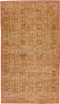 Boyali El Dokuma Vintage Hali - 155 cm x 266 cm