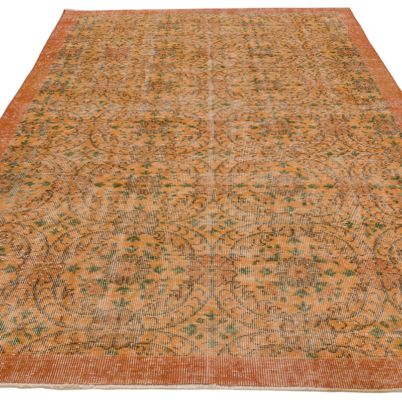 Alfombra Turca Vintage Sobre-teñida - 155 cm x 266 cm - K0089877