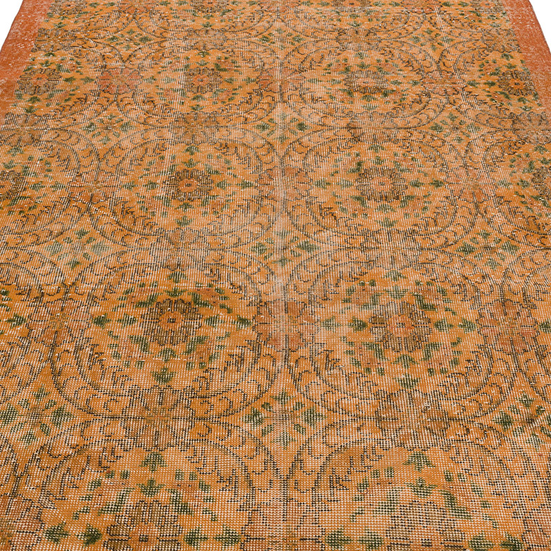 Alfombra Turca Vintage Sobre-teñida - 155 cm x 266 cm - K0089877