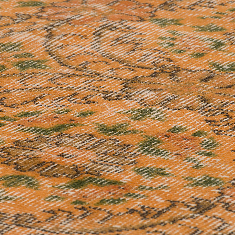 Alfombra Turca Vintage Sobre-teñida - 155 cm x 266 cm - K0089877