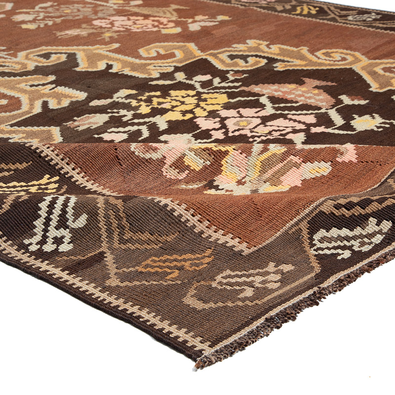 Vintage Bardiz Kilim Rug - 5' 7" x 11' 7" (67" x 139") - K0089883