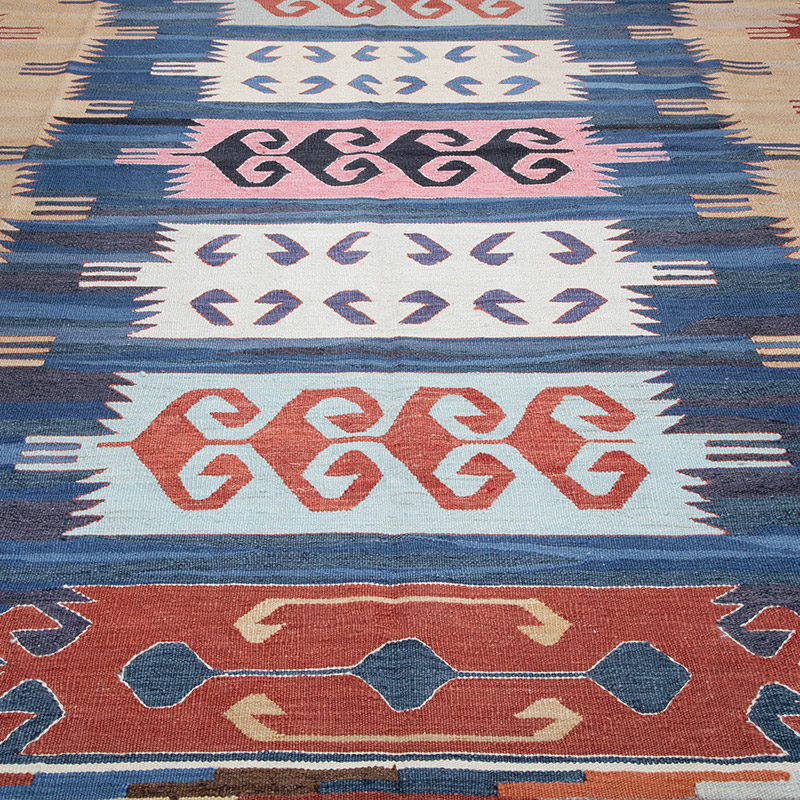 Nueva Alfombra Turca Kilim - 256 cm x 372 cm - K0089889