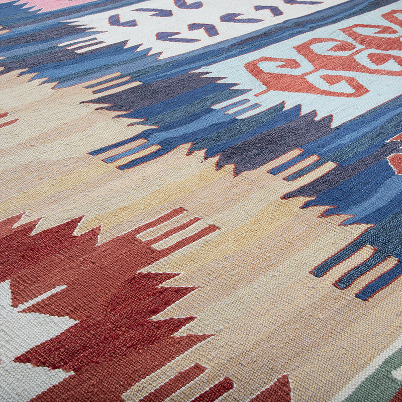 Nueva Alfombra Turca Kilim - 256 cm x 372 cm - K0089889