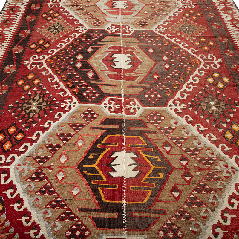 Alfombra Kayseri Kilim Vintage - 165 cm x 370 cm - K0089891