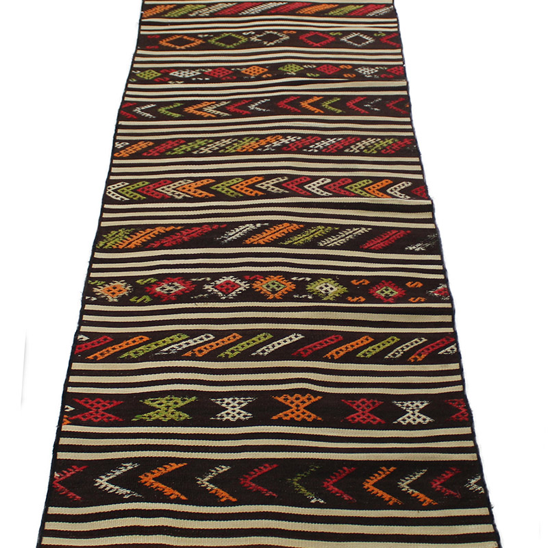 Vintage Anatolian Kilim Runner - 2' 7" x 11' 1" (31" x 133") - K0089908