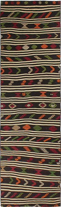 Corredor Vintage Anatolian Kilim - 86 cm x 312 cm