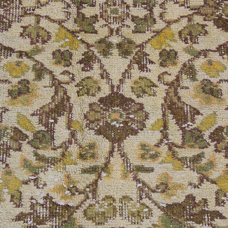 Over-dyed Vintage Hand-Knotted Turkish Rug - 5' 2" x 9' 9" (62" x 117") - K0089912