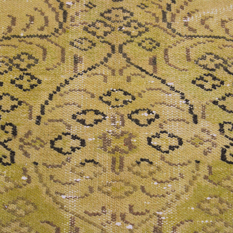 Boyalı El Dokuma Vintage Halı - 154 cm x 254 cm - K0089917