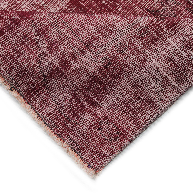 Over-dyed Vintage Hand-Knotted Turkish Rug - 5' 7" x 8' 6" (67" x 102") - K0089919