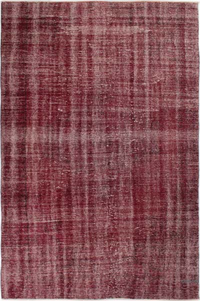 Boyalı El Dokuma Vintage Halı - 171 cm x 260 cm