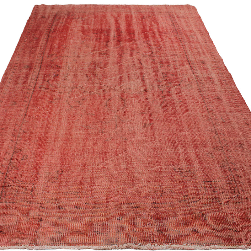 Alfombra Turca Vintage Sobre-teñida - 173 cm x 303 cm - K0089921