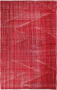 Alfombra Turca Vintage Sobre-teñida - 171 cm x 277 cm