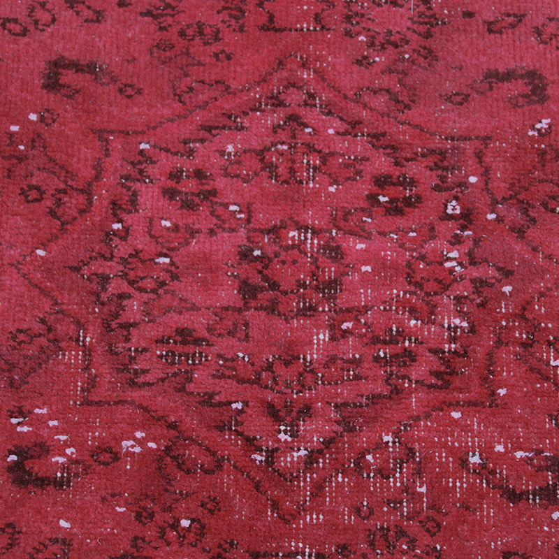Alfombra Turca Vintage Sobre-teñida - 121 cm x 223 cm - K0089927