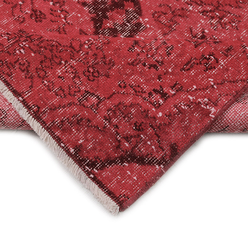 Alfombra Turca Vintage Sobre-teñida - 121 cm x 223 cm - K0089927