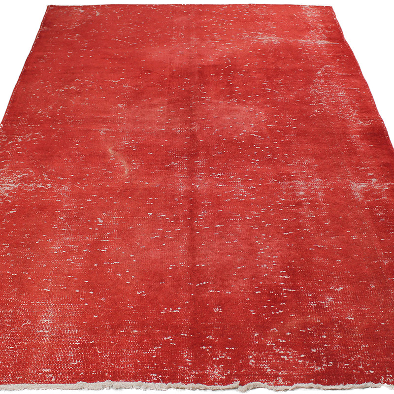 Alfombra Turca Vintage Sobre-teñida - 165 cm x 260 cm - K0089928