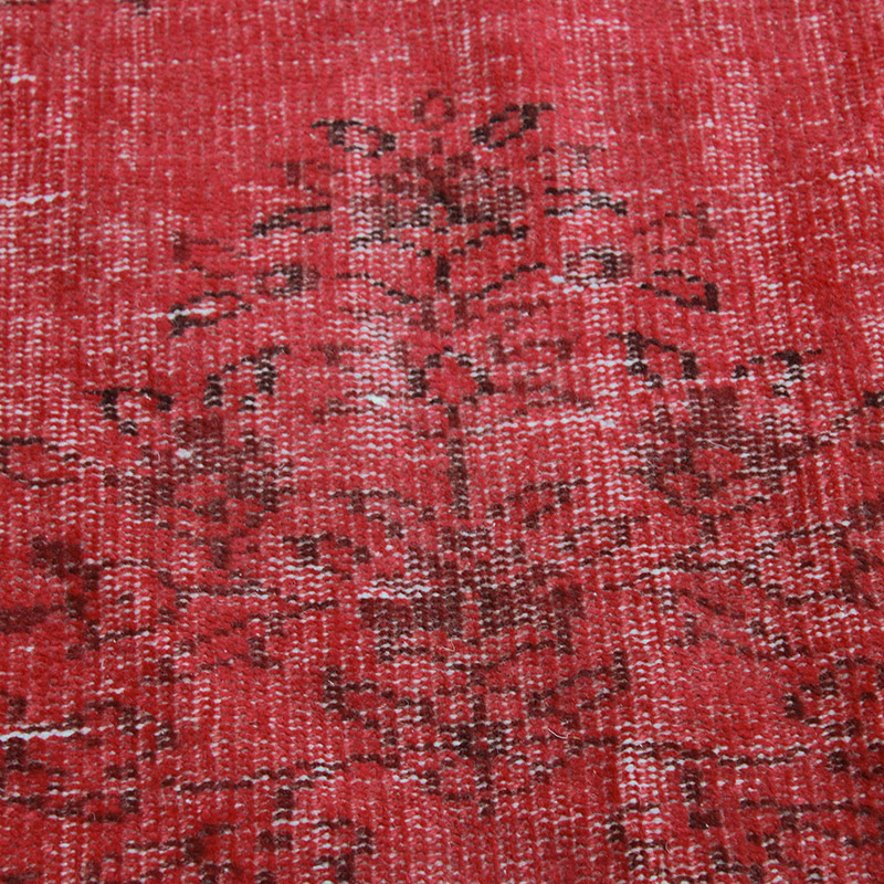 Over-dyed Vintage Hand-Knotted Turkish Rug - 5' 3" x 9'  (63" x 108") - K0089929