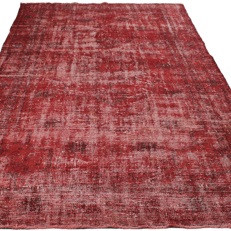 Alfombra Turca Vintage Sobre-teñida - 173 cm x 285 cm - K0089930