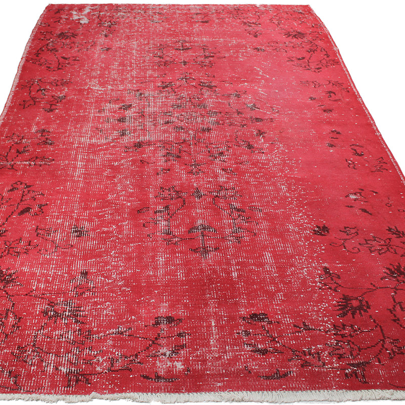 Alfombra Turca Vintage Sobre-teñida - 188 cm x 300 cm - K0089932