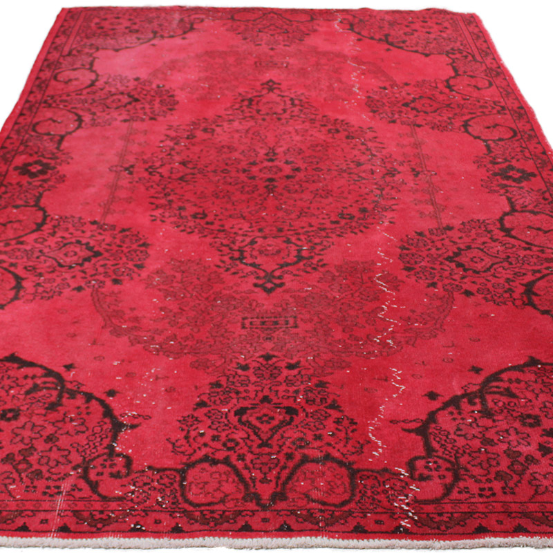 Boyalı El Dokuma Vintage Halı - 180 cm x 268 cm - K0089934