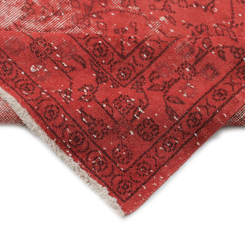 Alfombra Turca Vintage Sobre-teñida - 197 cm x 302 cm - K0089940