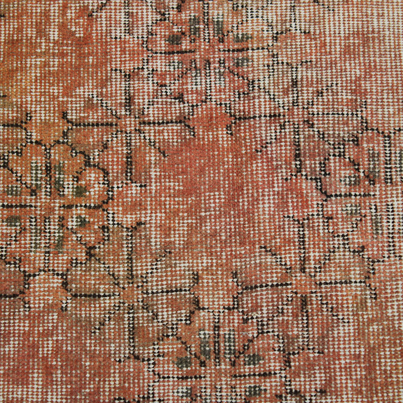 Over-dyed Vintage Hand-Knotted Turkish Rug - 4' 9" x 8' 2" (57" x 98") - K0089944
