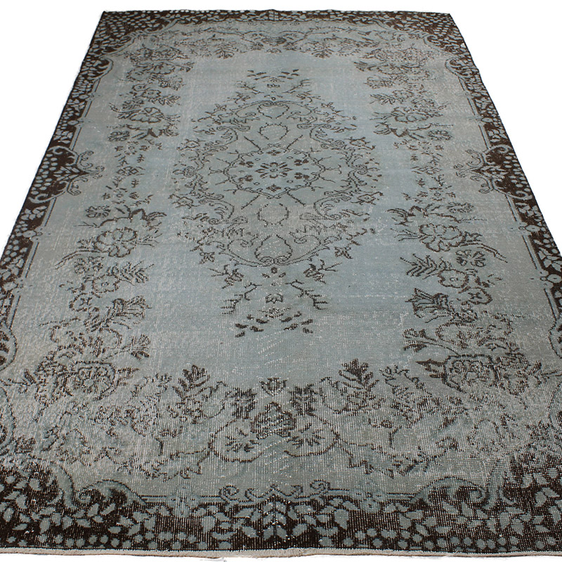 Boyalı El Dokuma Vintage Halı - 162 cm x 278 cm - K0089946