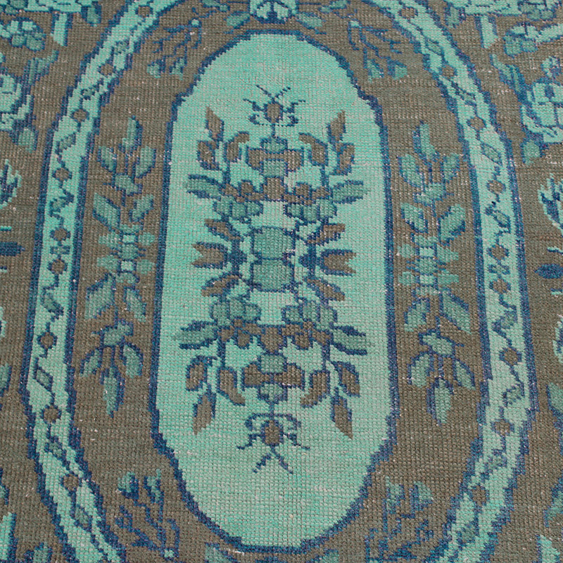 Boyalı El Dokuma Vintage Halı - 136 cm x 270 cm - K0089947