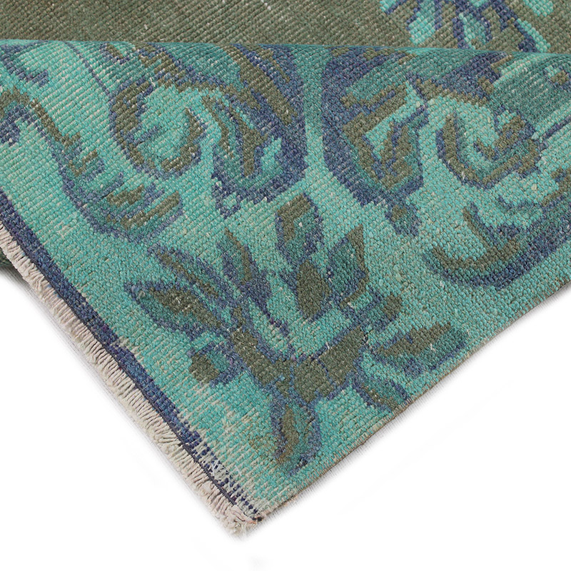 Boyalı El Dokuma Vintage Halı - 136 cm x 270 cm - K0089947