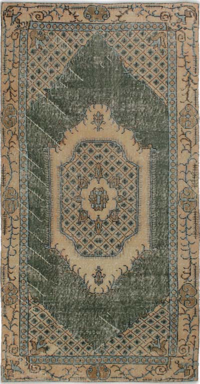 El Dokuma Vintage Hali - 108 cm x 210 cm