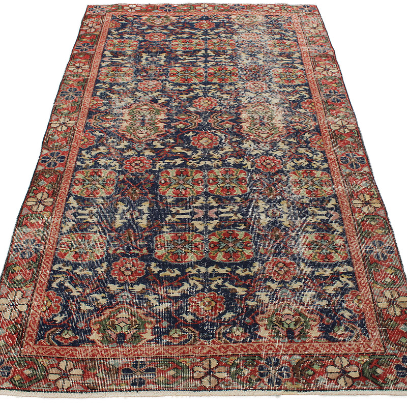 Vintage Turkish Hand-Knotted Rug - 3' 9" x 6' 9" (45" x 81") - K0089958