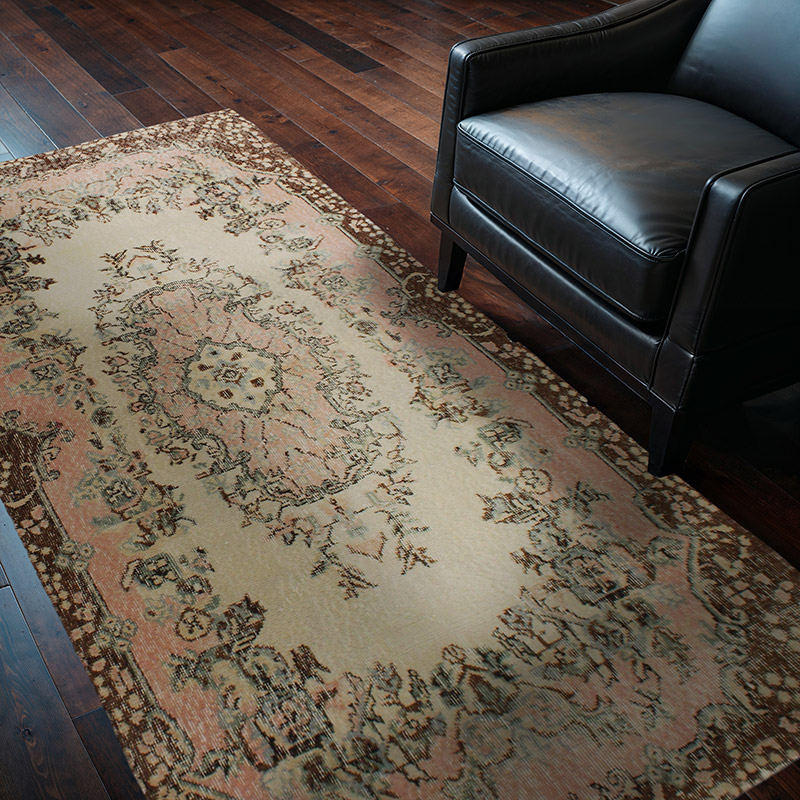 Vintage Turkish Hand-Knotted Rug - 3' 8" x 6' 10" (44" x 82") - K0089959