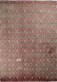 Vintage Turkish Hand-Knotted Rug - 7' 1" x 10' 6" (85" x 126")