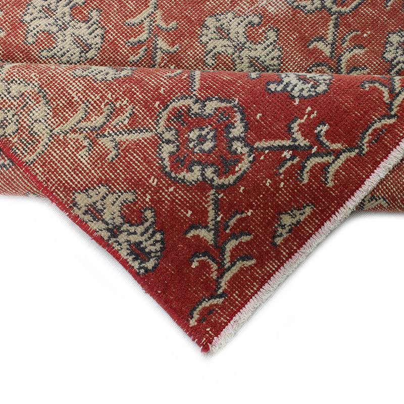 Vintage Turkish Hand-Knotted Rug - 7' 1" x 10' 6" (85" x 126") - K0089967