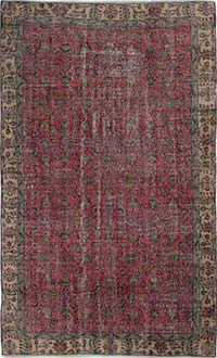 Alfombra Vintage Turca Anudada a Mano - 154 cm x 258 cm