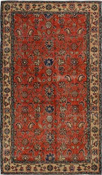 El Dokuma Vintage Hali - 121 cm x 204 cm
