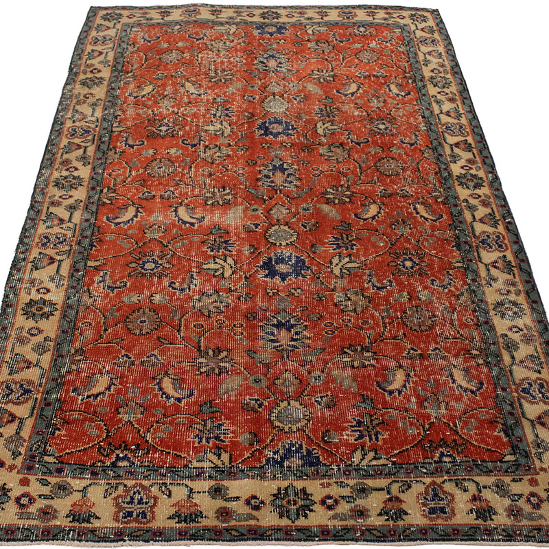 El Dokuma Vintage Hali - 121 cm x 204 cm - K0089972