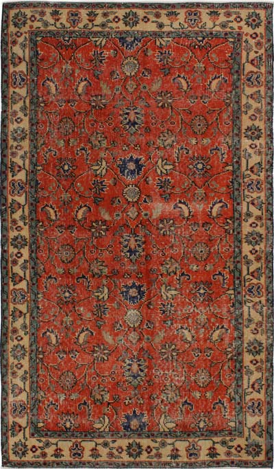 El Dokuma Vintage Hali - 121 cm x 204 cm