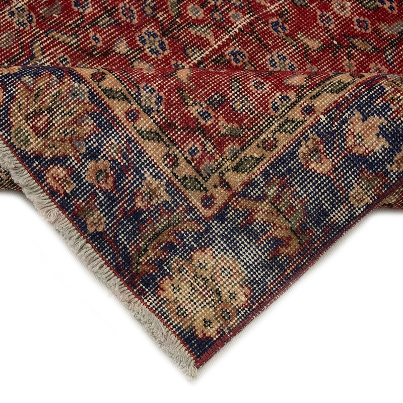 Alfombra Vintage Turca Anudada a Mano - 117 cm x 200 cm - K0089973