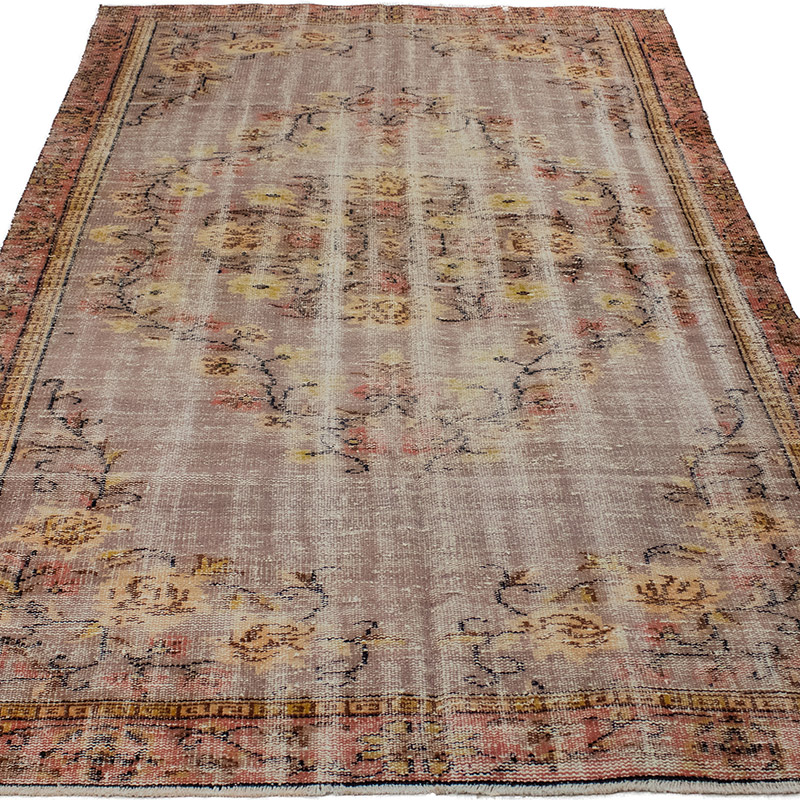 El Dokuma Vintage Halı - 160 cm x 263 cm - K0089974