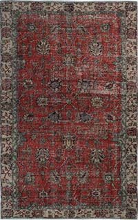 Alfombra Vintage Turca Anudada a Mano - 147 cm x 233 cm